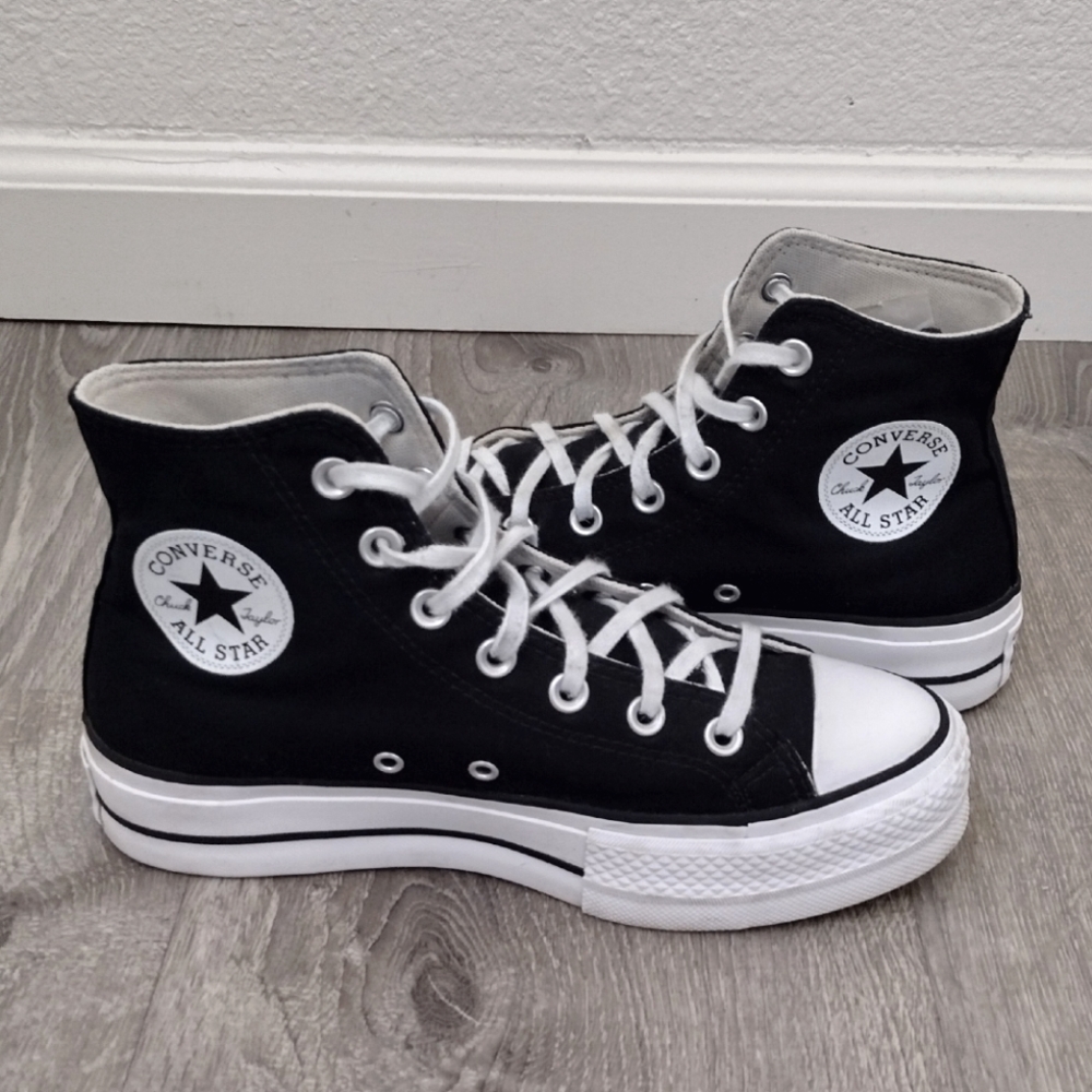 Converse Chuck Taylor All Star Platform High Black 7 1/2
